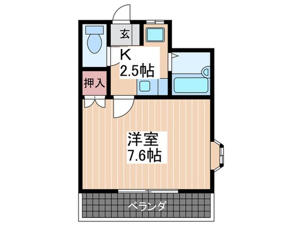 コ－ポリヴィエ－ル３９の物件間取画像